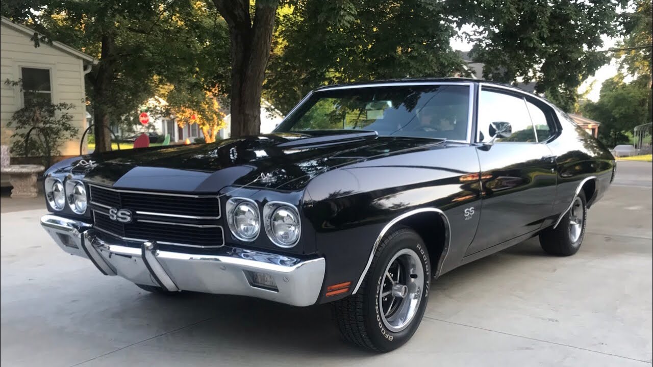 Sinister Tuxedo Black1970 SS454 LS6 M22 4.10 Chevelle Heads to Cape Cod!!!