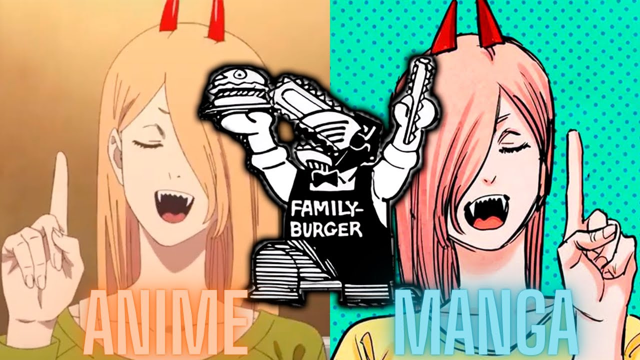 CHAINSAW MAN (EXTRAS), PERO CAMBIE LOS PANELES DEL MANGA POR ESCENAS DEL ANIME