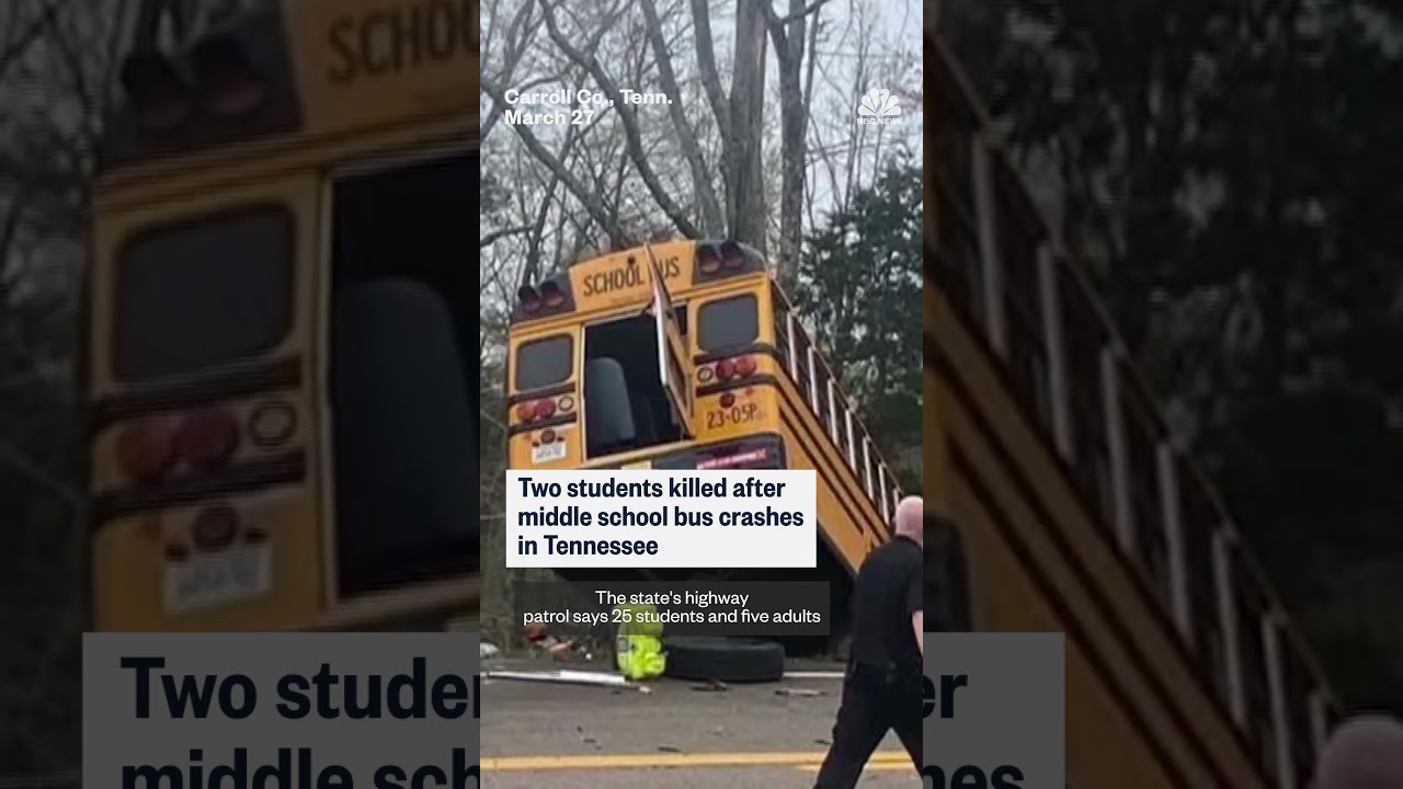 Two students killed in Tennessee school bus crash