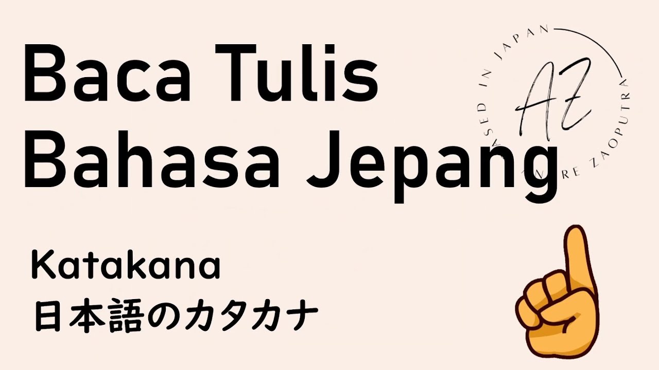 Menguasai Katakana Bahasa Jepang dalam 20 Menit untuk Pemula - Cepat & Mudah!