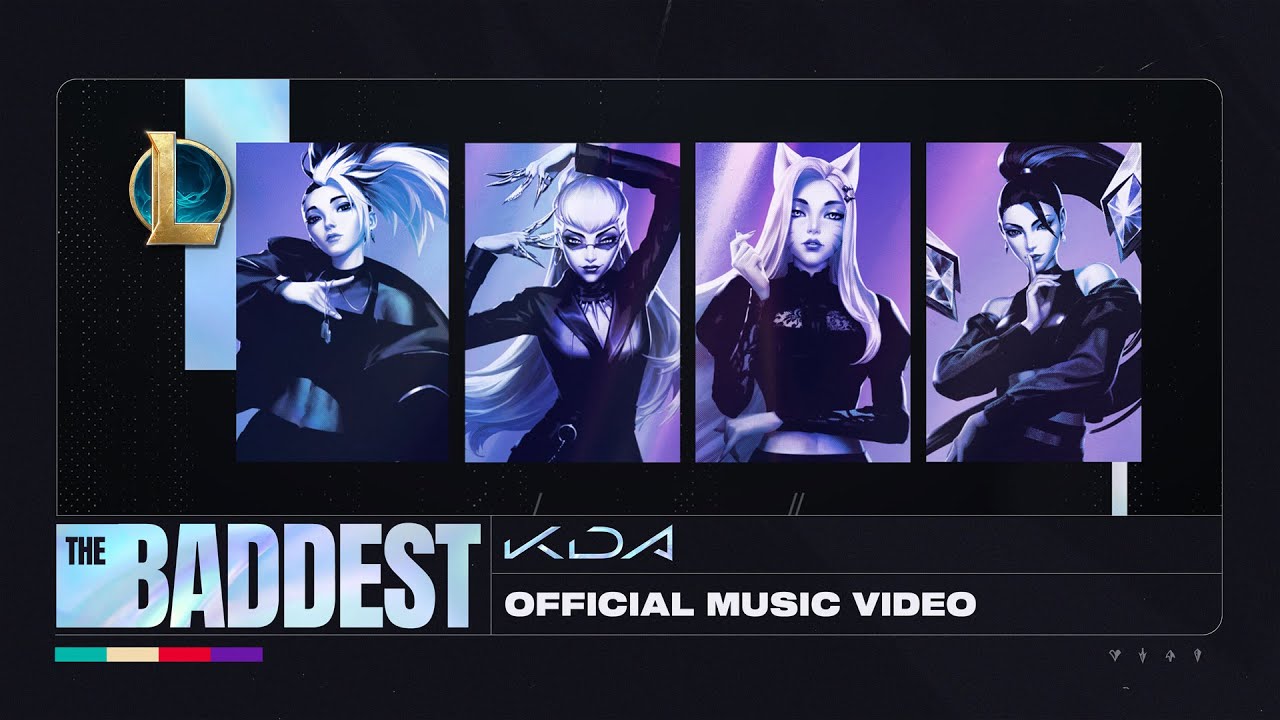 K/DA – THE BADDEST (при участии (G)I-DLE, Bea Miller и Wolftyla) | Lyric video
