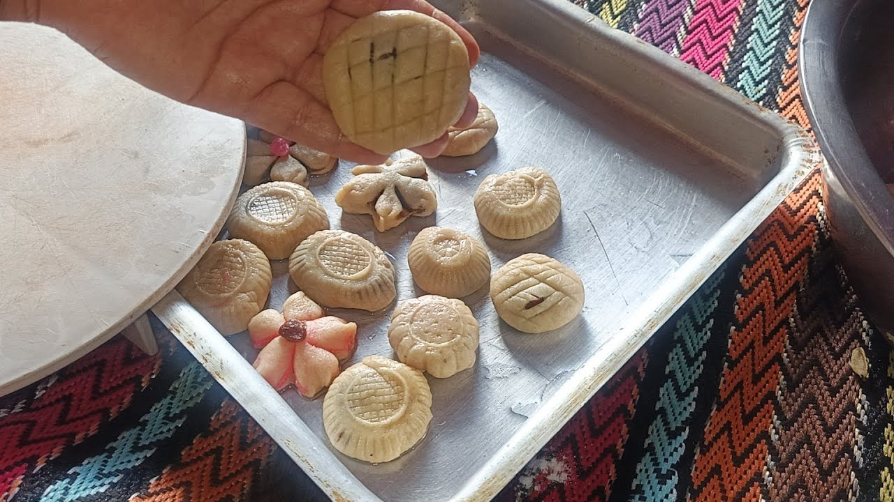 اكليجه العيد بطحين الحصه والزيت 😍الريحه وصلت الشارع😂
