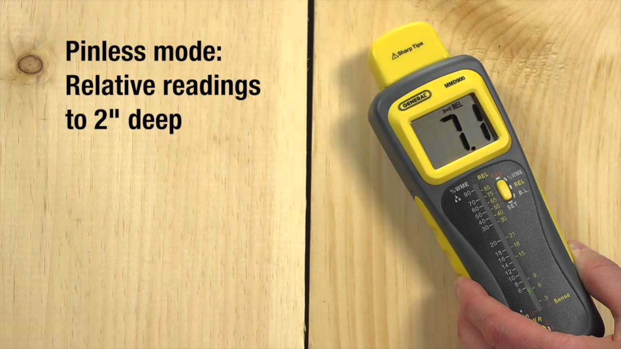 MMD900 - PIN/PINLESS DEEP SENSING MOISTURE METER WITH REMOTE PROBE