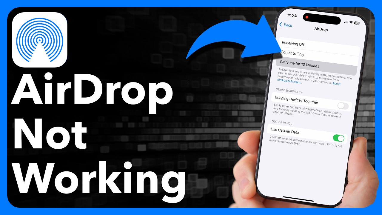 How To Fix AirDrop Not Working On iPhone