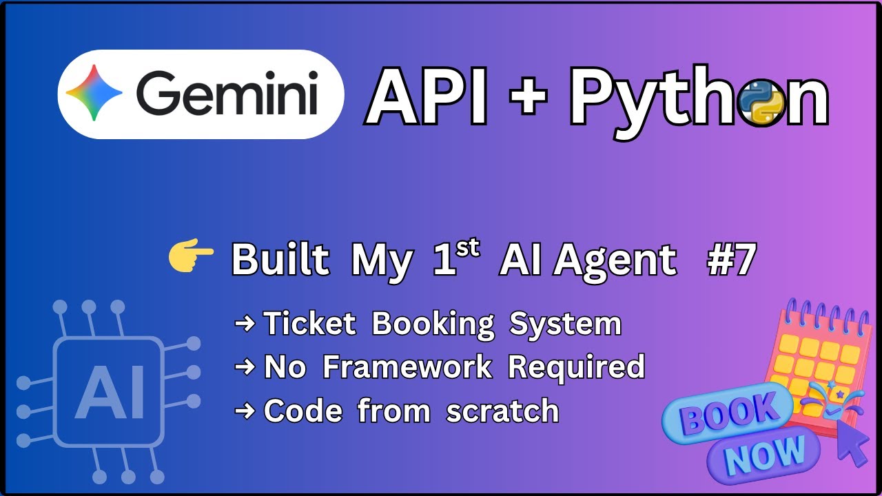 Создайте своего первого ИИ-агента с помощью Gemini AI и Python | Учебное пособие по созданию аген...