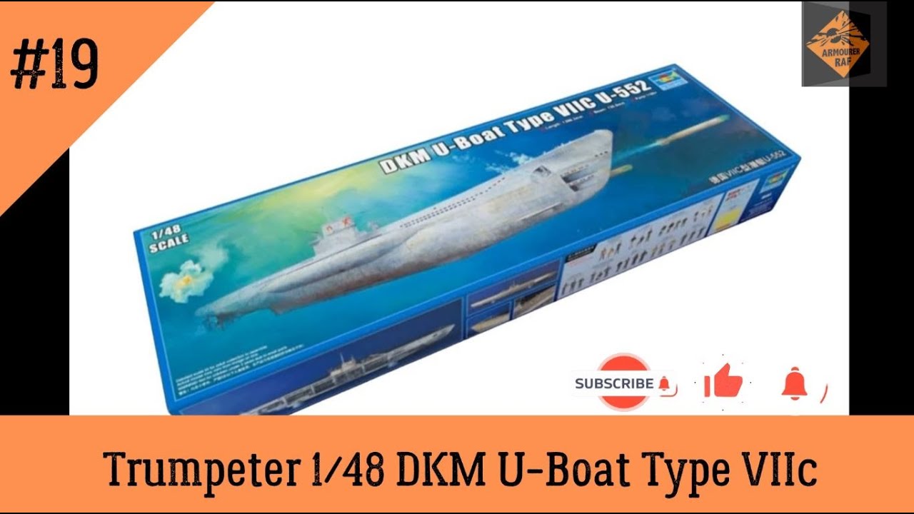 Episode 19 Legacy Build of Trumpeters 1/48 Type VIIc U-Boat.