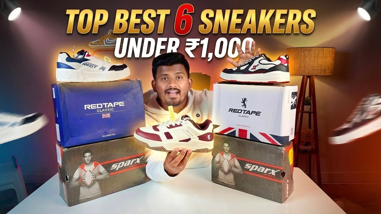 Best Sneakers Under ₹1000 from Myntra 🔥RedTape, Sparx, Campus, Shoes Haul Unboxing | RAFIQUE SAYYED