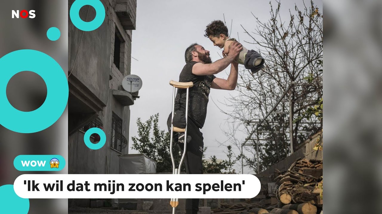 Foto van Mustafa en zijn vader wint prijs