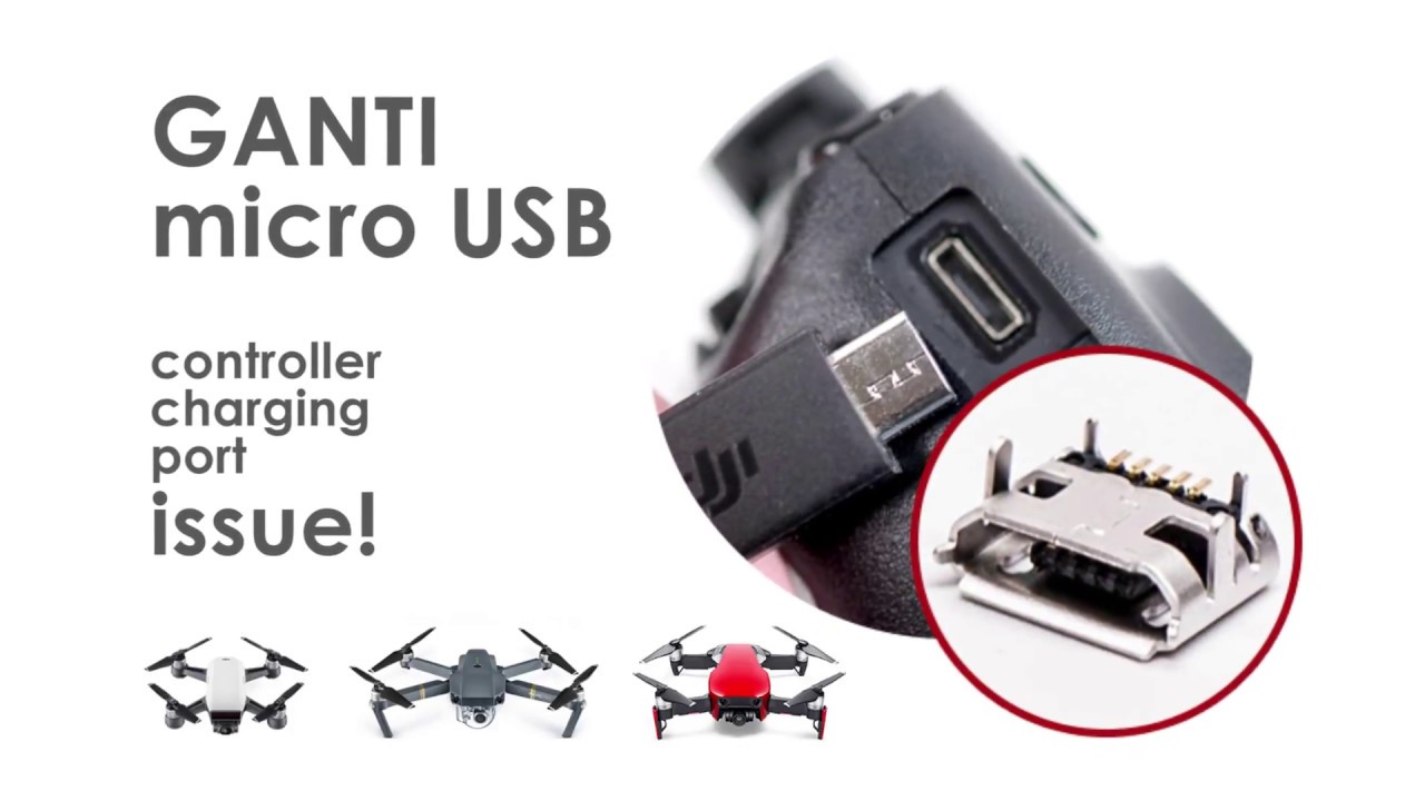 Broken Micro USB port on DJI Mavic & Spark, Replace Port Ketika Remot tidak bisa di charger