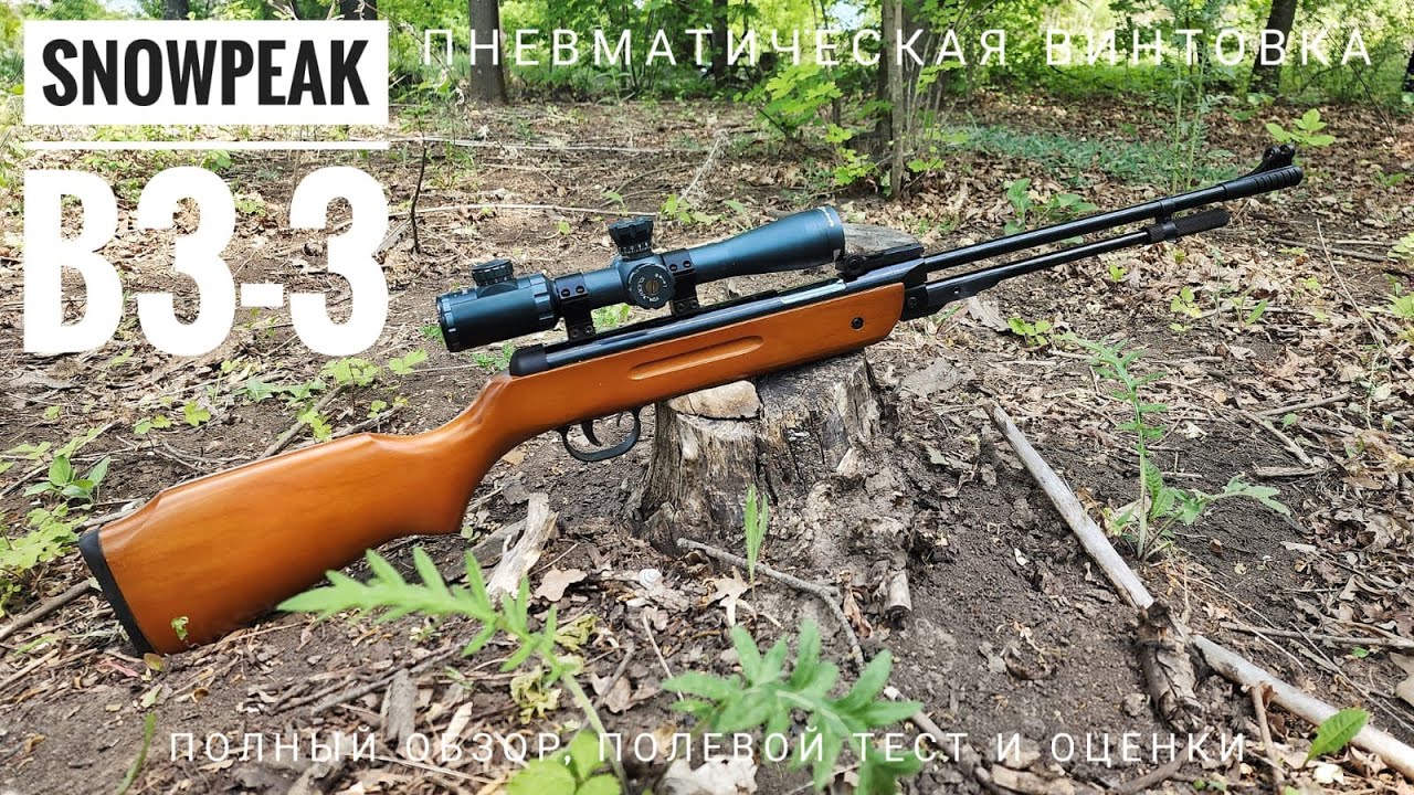 Пневматическая винтовка Snowpeak (SPA/Aurora/Core/Kandar/Shanghai) B 3-3. Обзор, тест и оценки.
