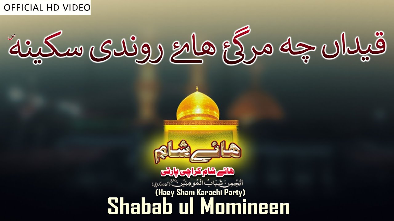 Qaida'n ch Mar gaie Haey Rondi Sakina (s.a) | Karachi Party Shabab ul Momineen Noha 2023 |