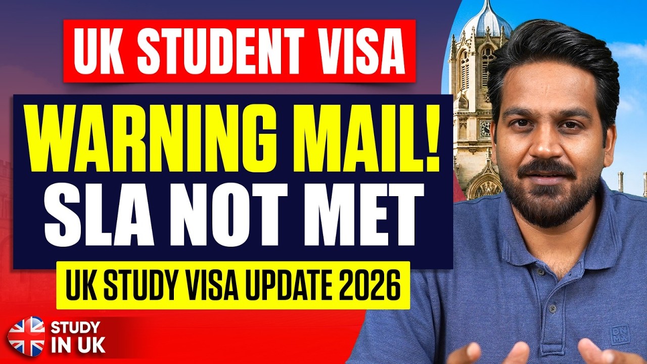 UK Student Visa Warning Mail, SLA not met &ndash; Non complex UK Study Visa Update 2026