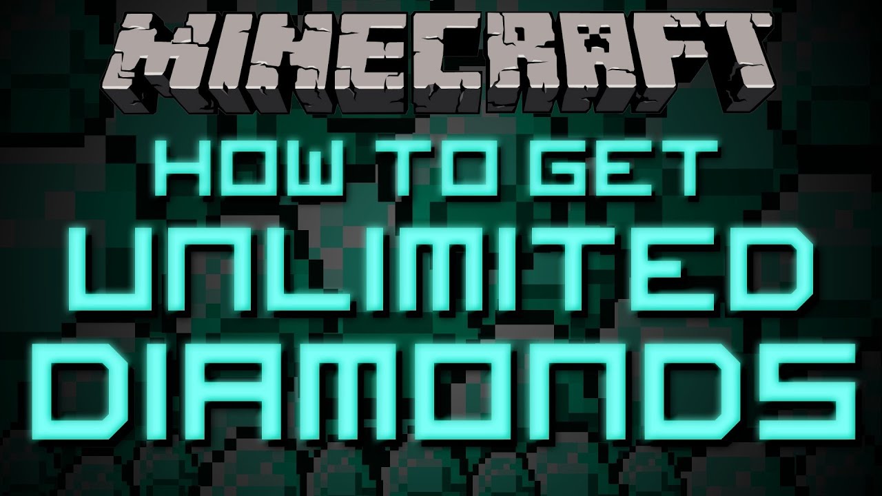 Minecraft Tutorial - How to get Unlimited Diamonds