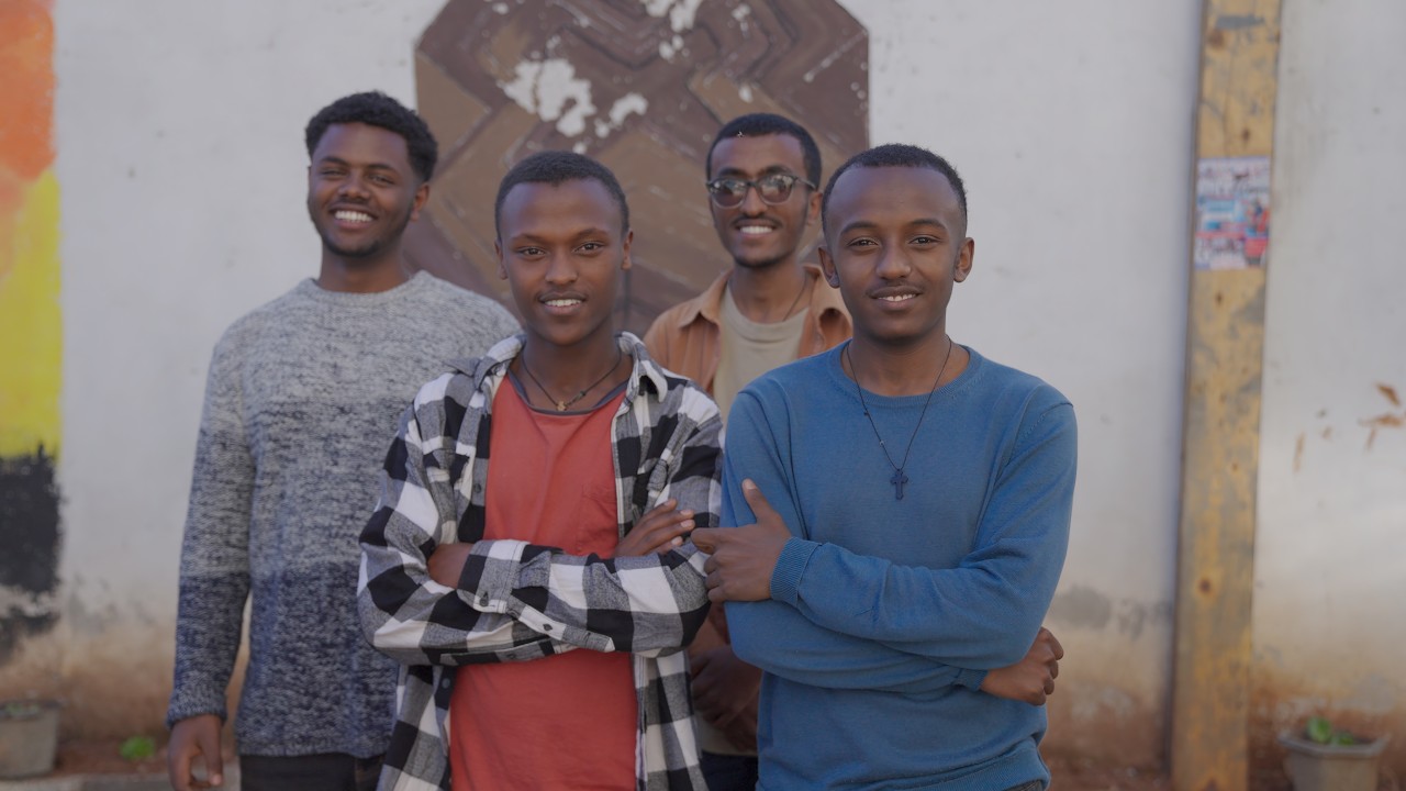 Meet Amanuel and his friends: Digital Inclusion for Youth (DIY) students in Enthiopia