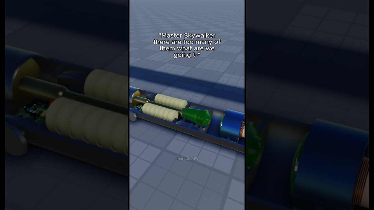 Lightsaber mechanics in #roblox #engineering