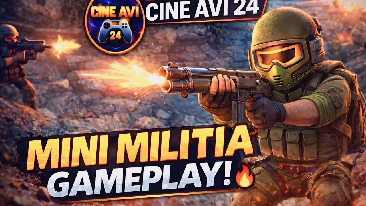 Mini Militia Intense 1vs4 Clutch! 😱 Can We Survive?