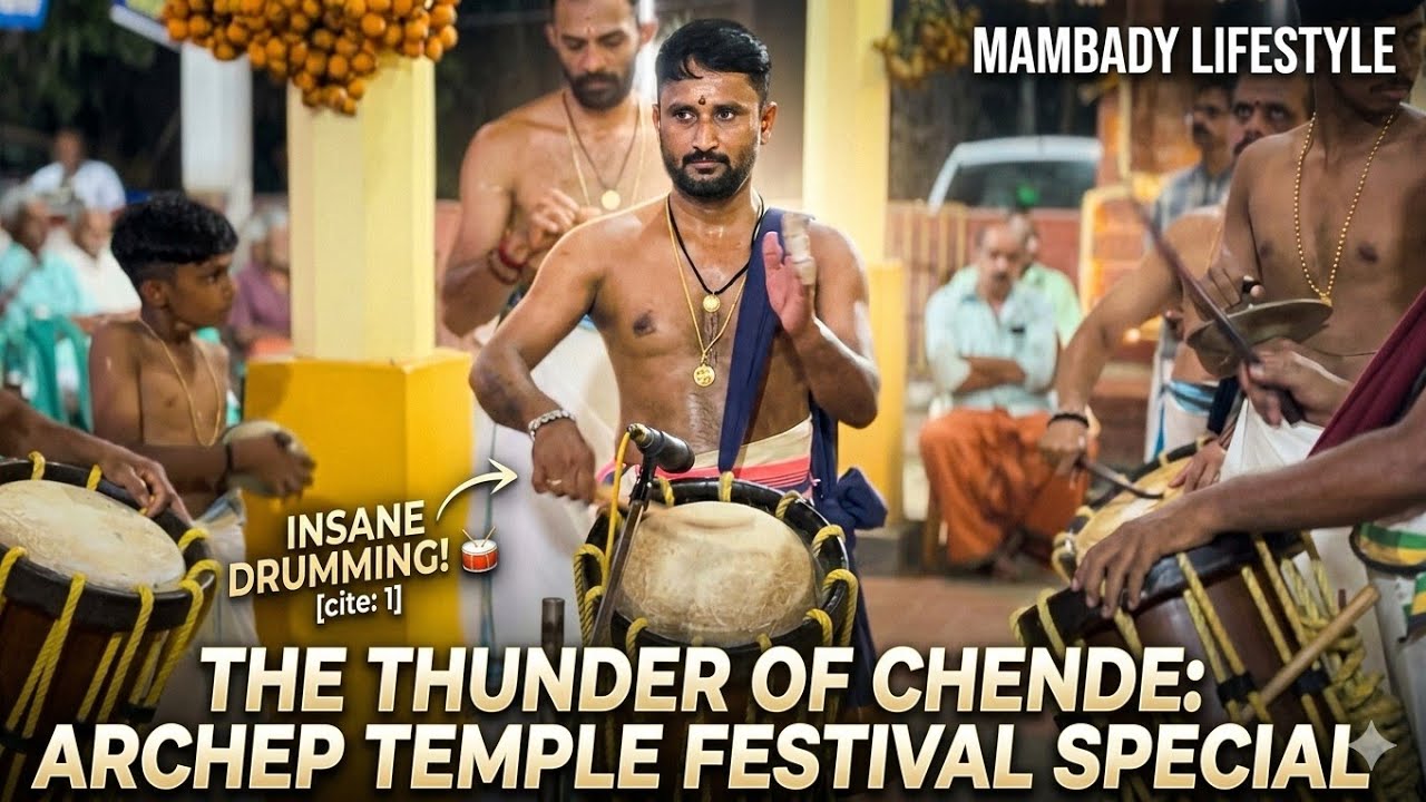 The Thunder of Chende: Archep Temple Festival Special 🥁🔥