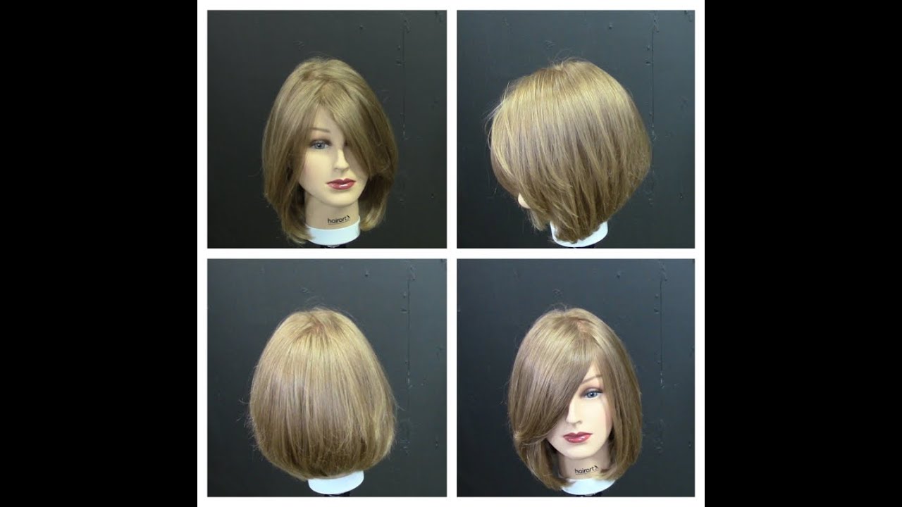 Women's Medium Length Haircut Tutorial with Face Frame