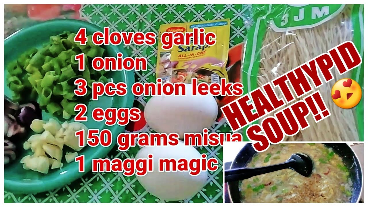 Misua Soup Tipid Recipe