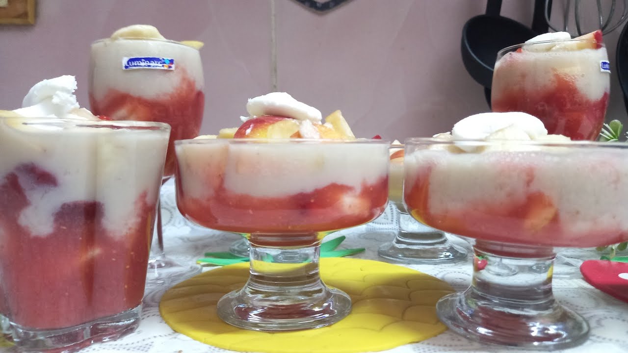 كوكتيل الفواكه بتاع محلات العصير🍹سلطة الفواكه الاصليه💯