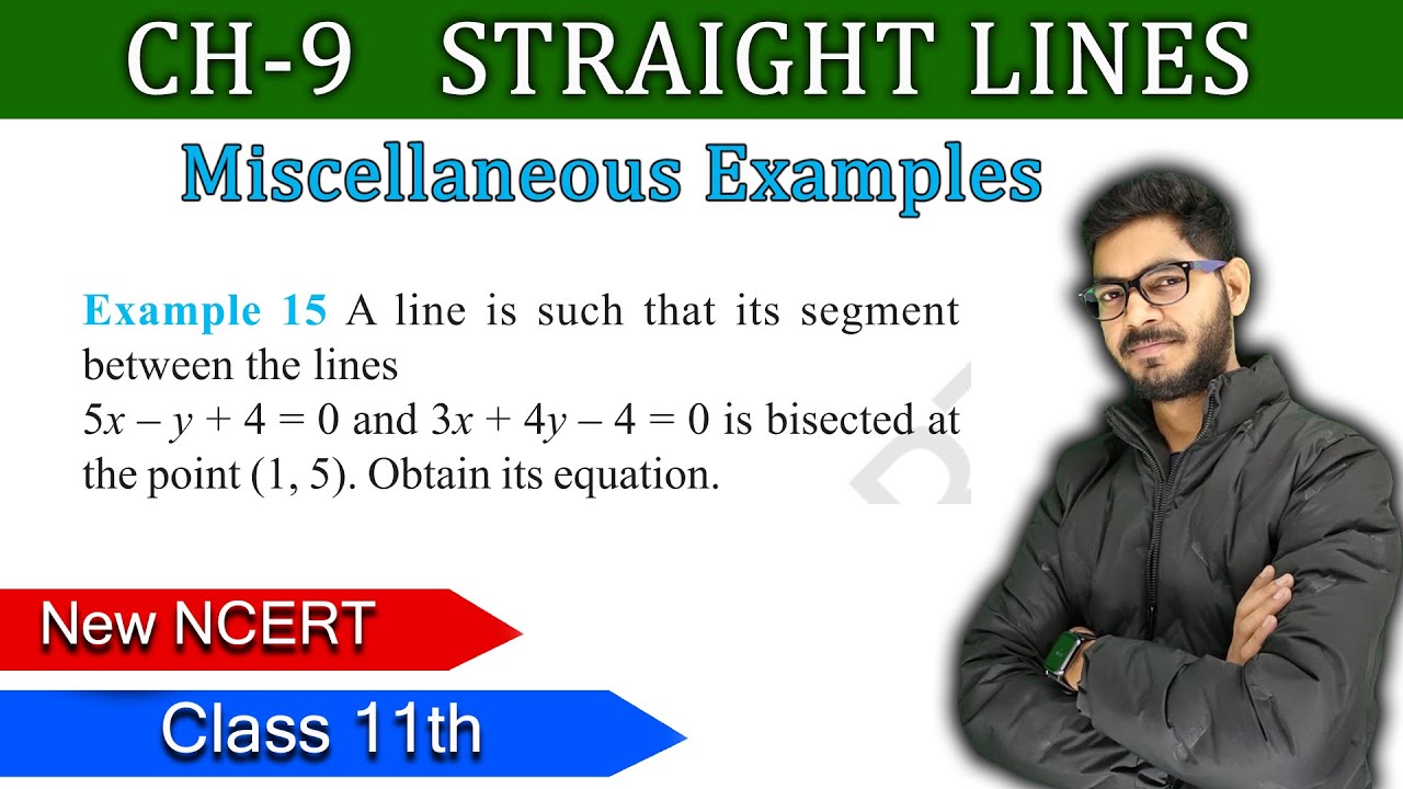 Class 11 || Example 15 Chapter 9 STRAIGHT LINES || Maths NEW NCERT RAJEEV SIR ||