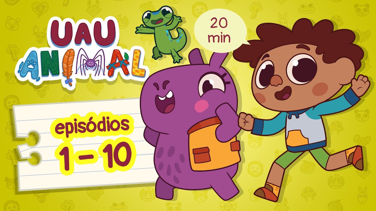 UAU Animal | Compilado de episódios | Episódio 1 ao 10  🔎🐾