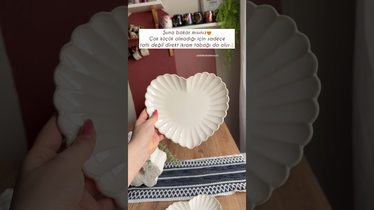 Kalpli tabak karaca😍 Link ig hesabımda‼️