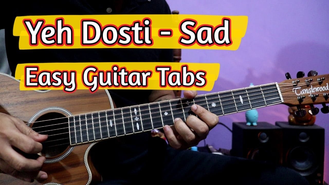 Tribute To Dharmendra Ji - Yeh Dosti Sad Guitar Tabs | Sholay