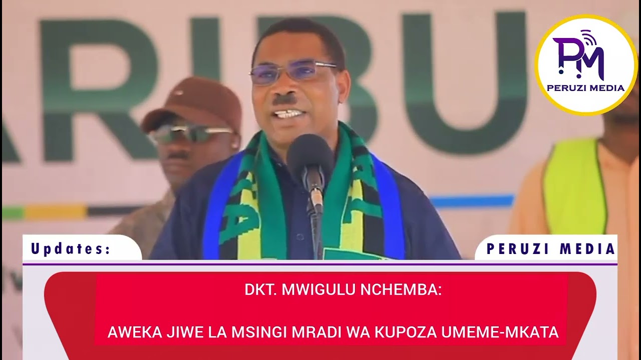 MWIGULU NCHEMBA: AWEKA JIWE LA MSINGI MRADI WA KUPOZA UMEME-MKATA