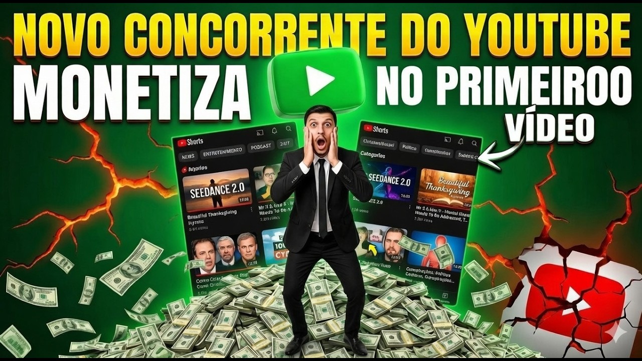 ADEUS YOUTUBE? A Nova Plataforma que MONETIZA no 1º Vídeo! (Cuidado)