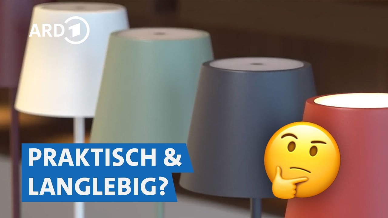 Akku-Lampen im Check – wie gut sind die LED-Leuchten? | Marktcheck SWR
