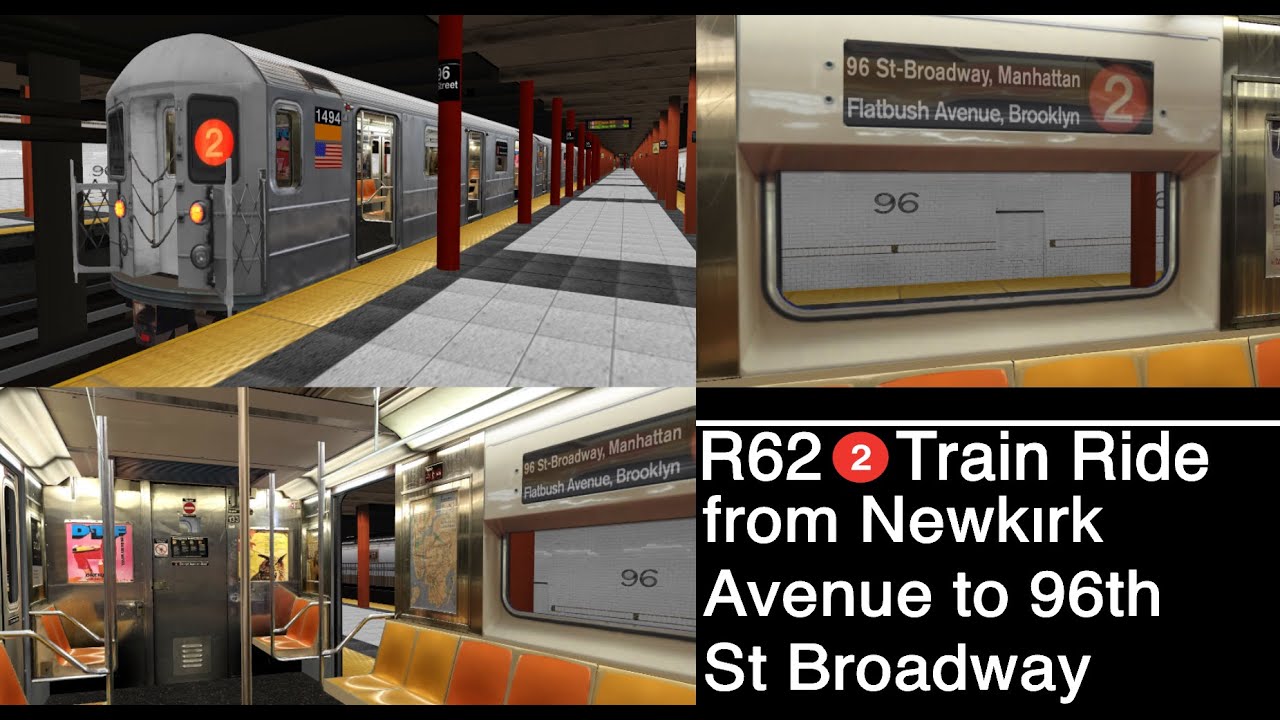 OpenBVE: R62 (2) Train Ride From Newkirk Avenue to 96th Street Broadway