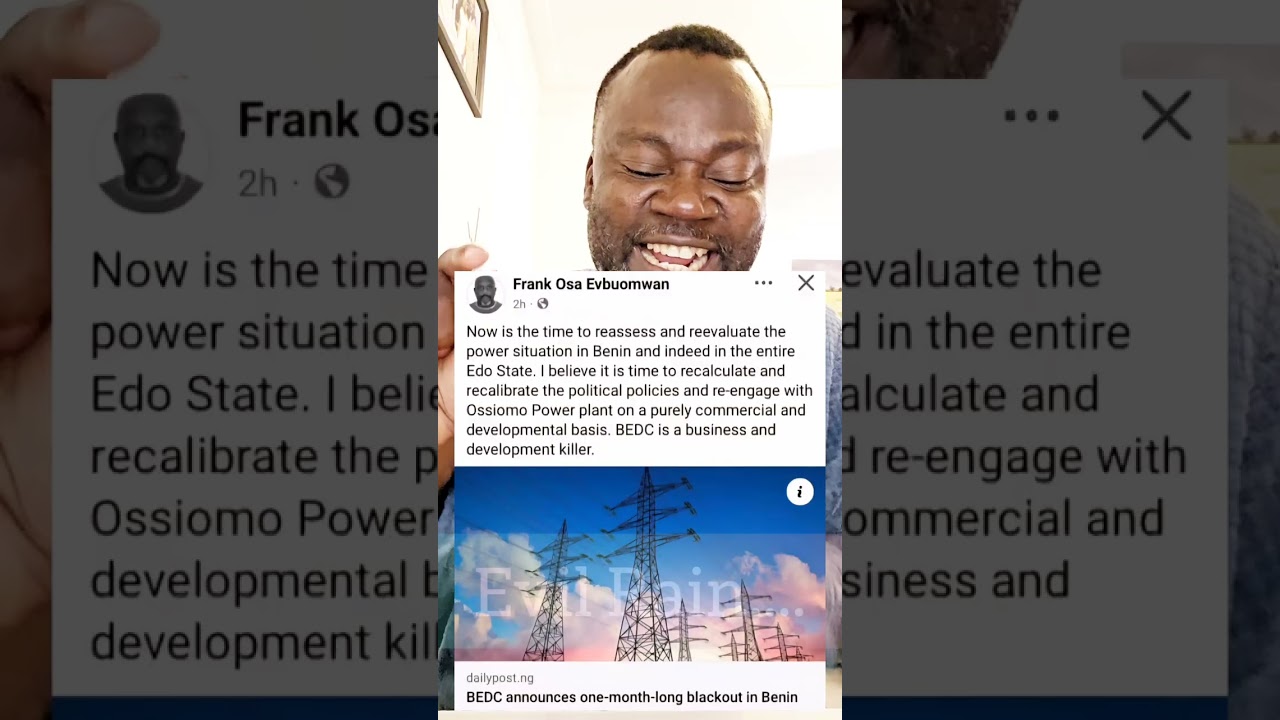 Frank Evbuomwan is confessing like a depressed witch.... The God of truth is fighting back
