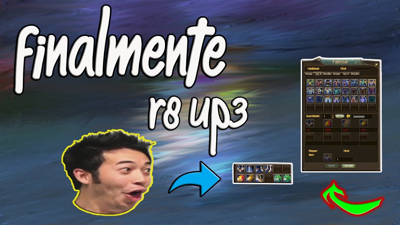 FINALMENTE CONSEGUIR FAZER O MEU SET R8 UP3!