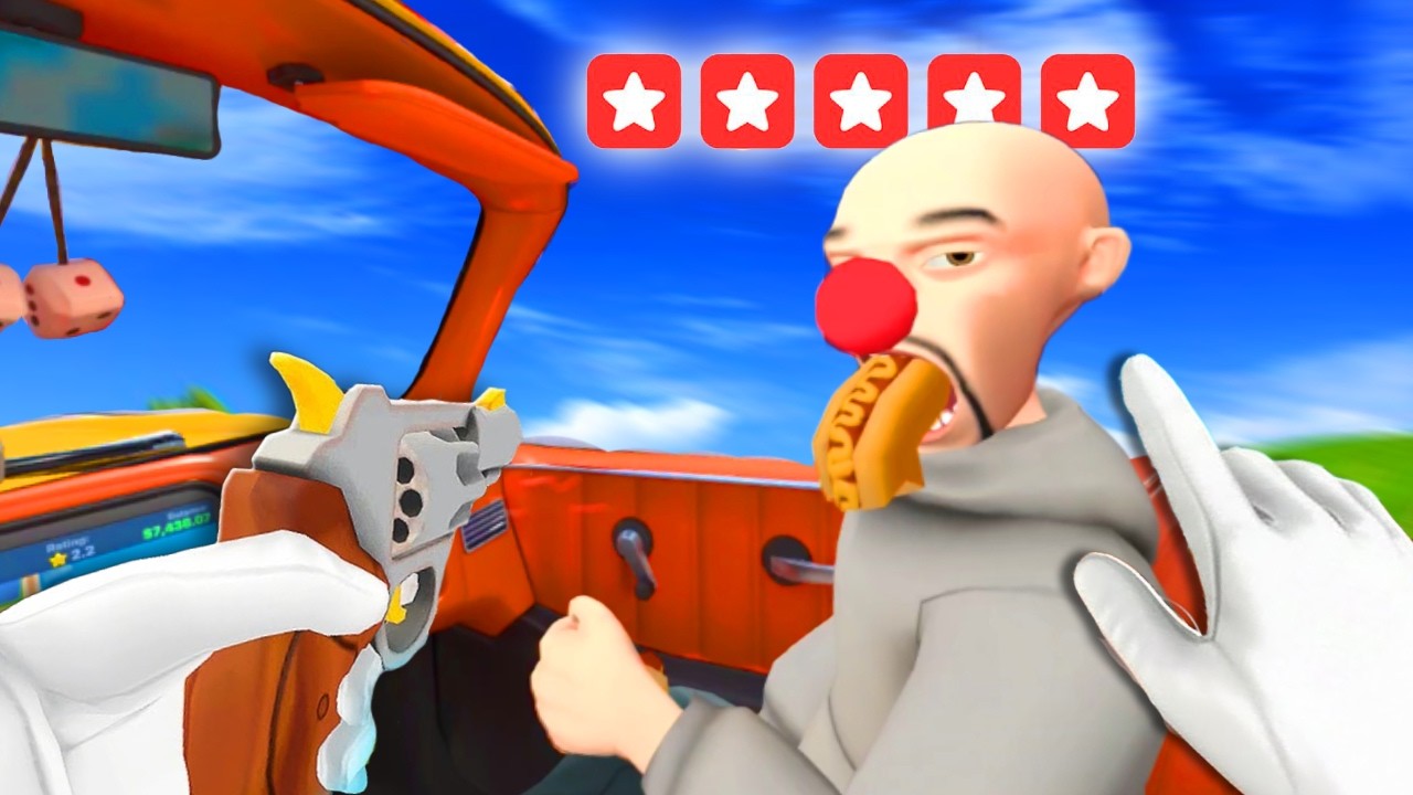 I Tried To Get Good Reviews In Taxi Driver VR