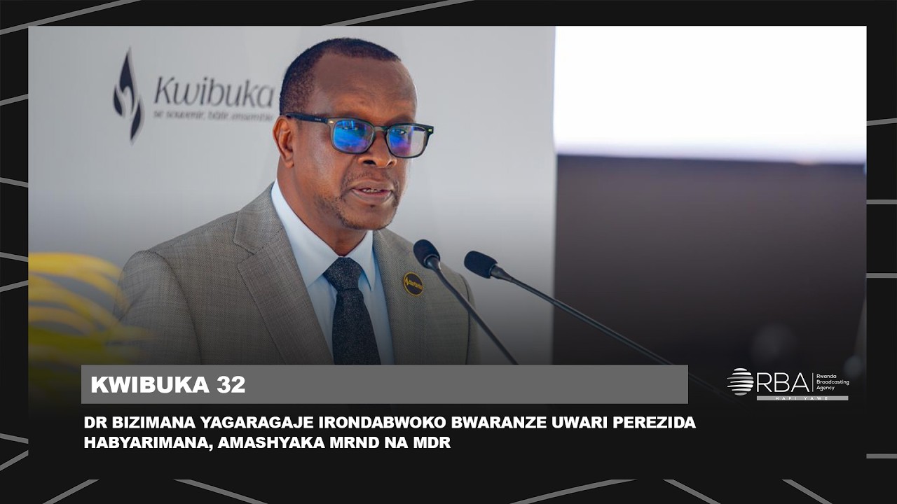 Dr Bizimana yagaragaje irondabwoko ryari ryaramunze Perezida Habyarimana n'amashyaka ya MRND na MDR