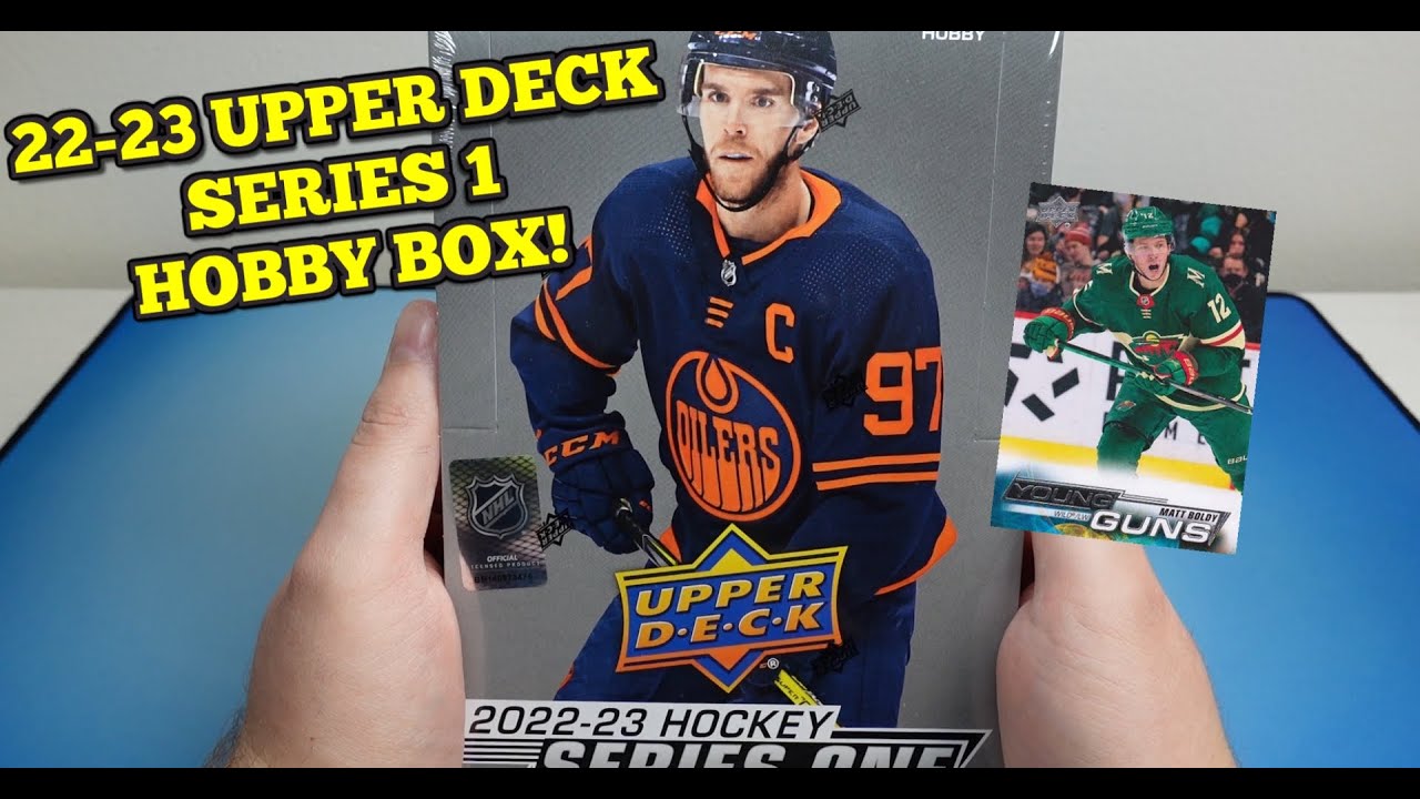 UPPER DECK 22-23 SERIES 1 HOBBY BOX! Novinka hokejových kartiček NHL! Povede se dobrá Young Guns?