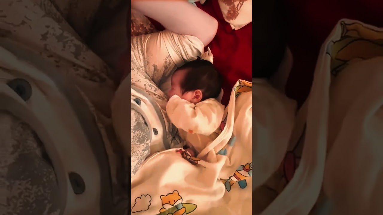 Newborn Baby Crying for Milk 🥛 | Hungry Baby Cute Moment #Shorts.