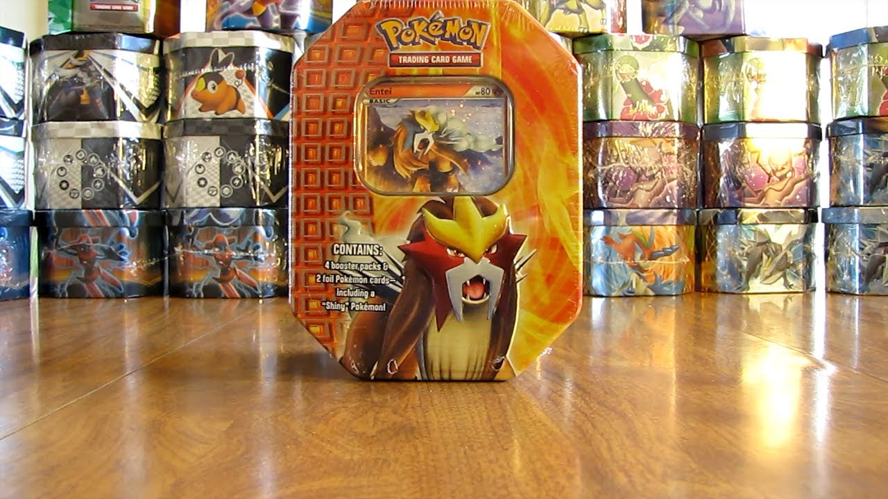 30 Pokemon Tin Opening:  Shiny Entei