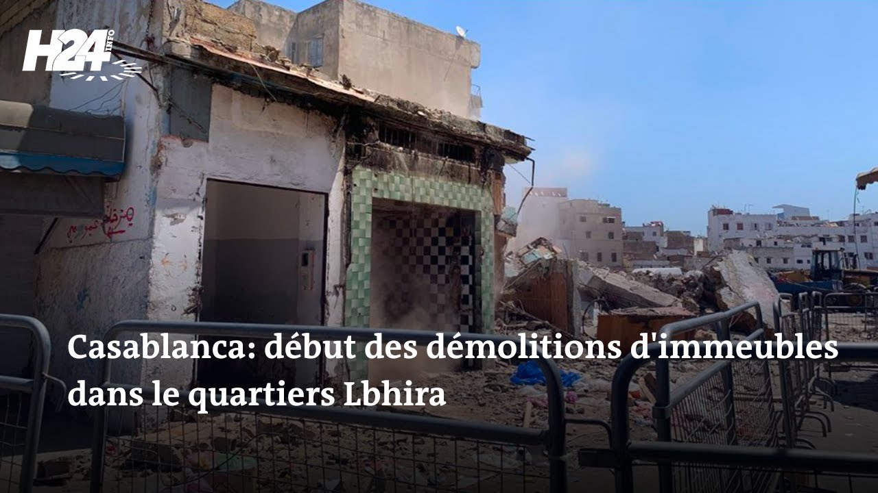 Casablanca: début des démolitions d'immeubles  dans le quartiers Lbhira