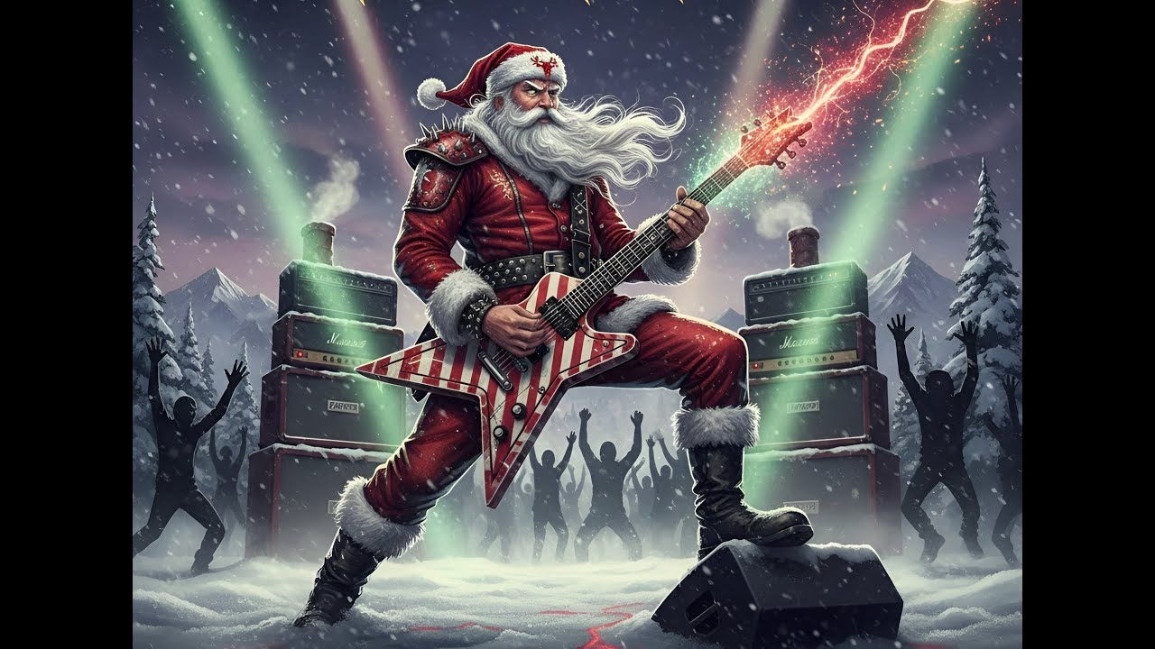 Santa&rsquo;s Midnight Rock Show &ndash; 1 Hour of Heavy Christmas Rock & Holiday Guitar Anthems