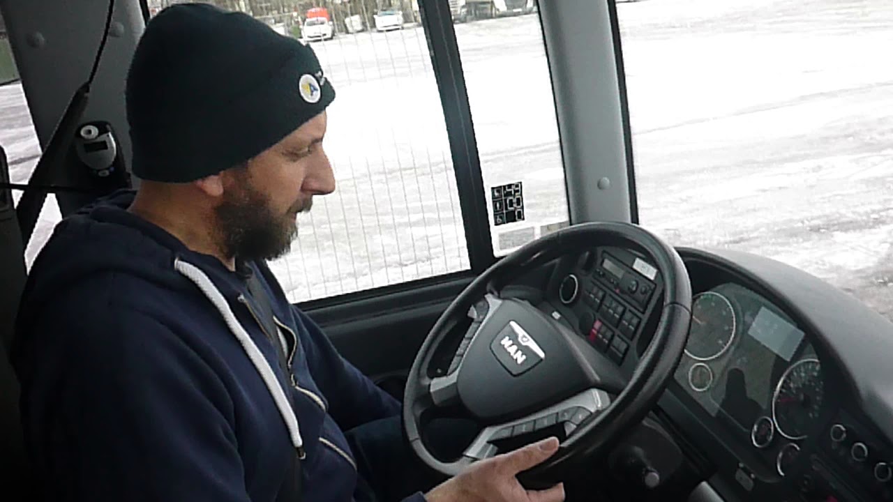 Förarplats säkerhetskontroll Buss YA