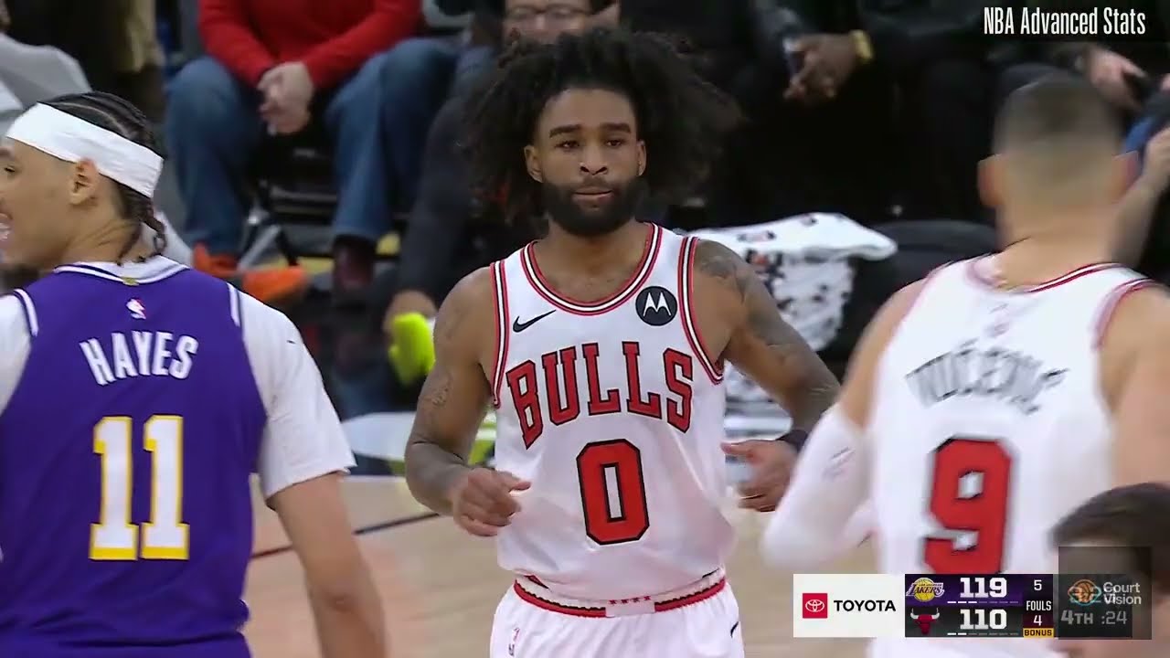 Coby White - 23 Points, 5 Three-Pointers, 6 Assists vs Lakers - 2025-26 Regular Season