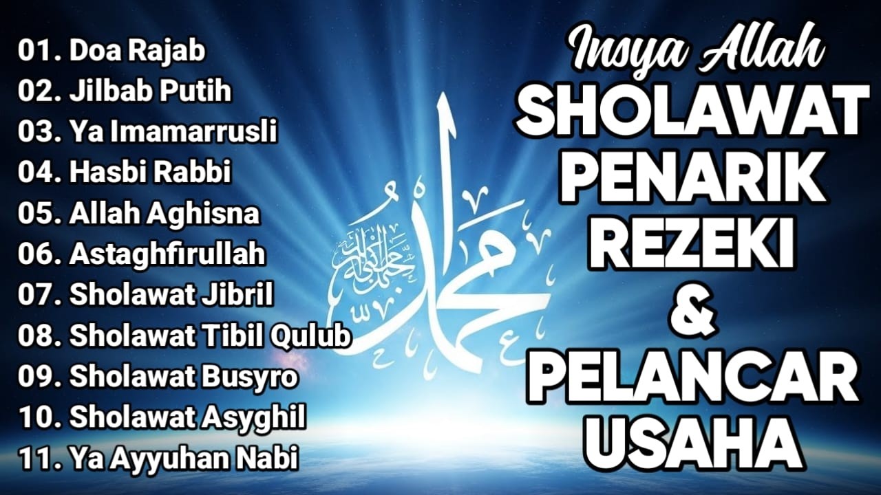 SHOLAWAT JIBRIL PEMBUKA PINTU REZEKI Astaghfirullah SHOLAWAT NABI MERDU TERBARU