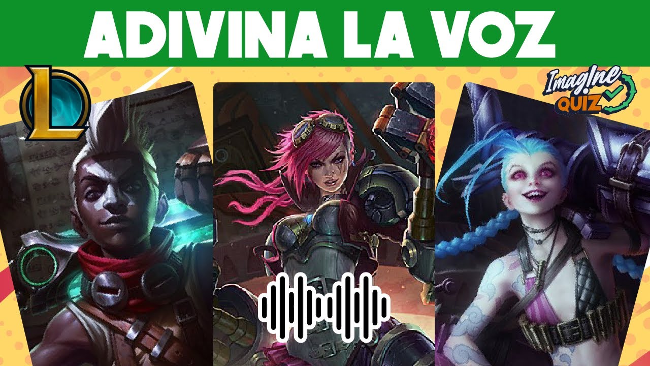 Adivina el Campeón de league of legends por su VOZ en Español Latino / Quiz de LOL 👀🦇