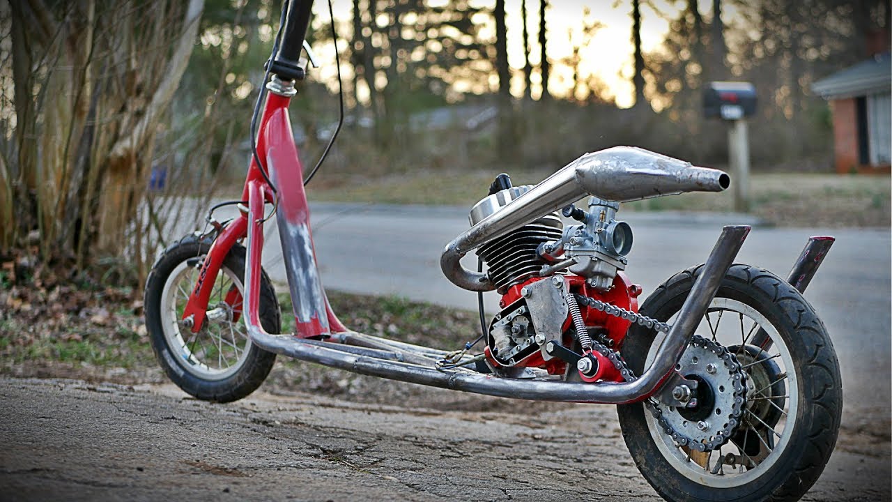 Free 2 Stroke Race Scooter Build Part 1