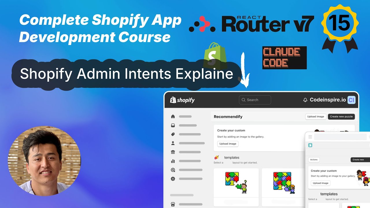 15 - Объяснение административных намерений Shopify - React Router 7