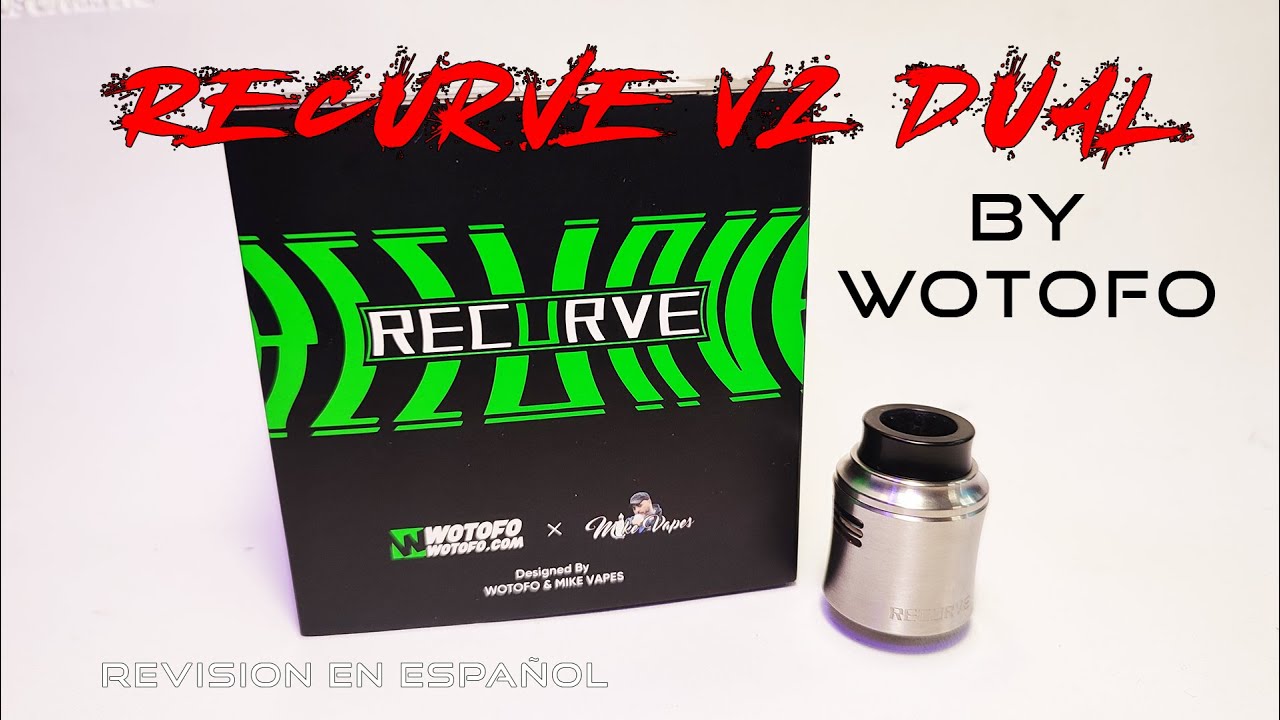 Recurve V2 Dual/single rda by Wotofo