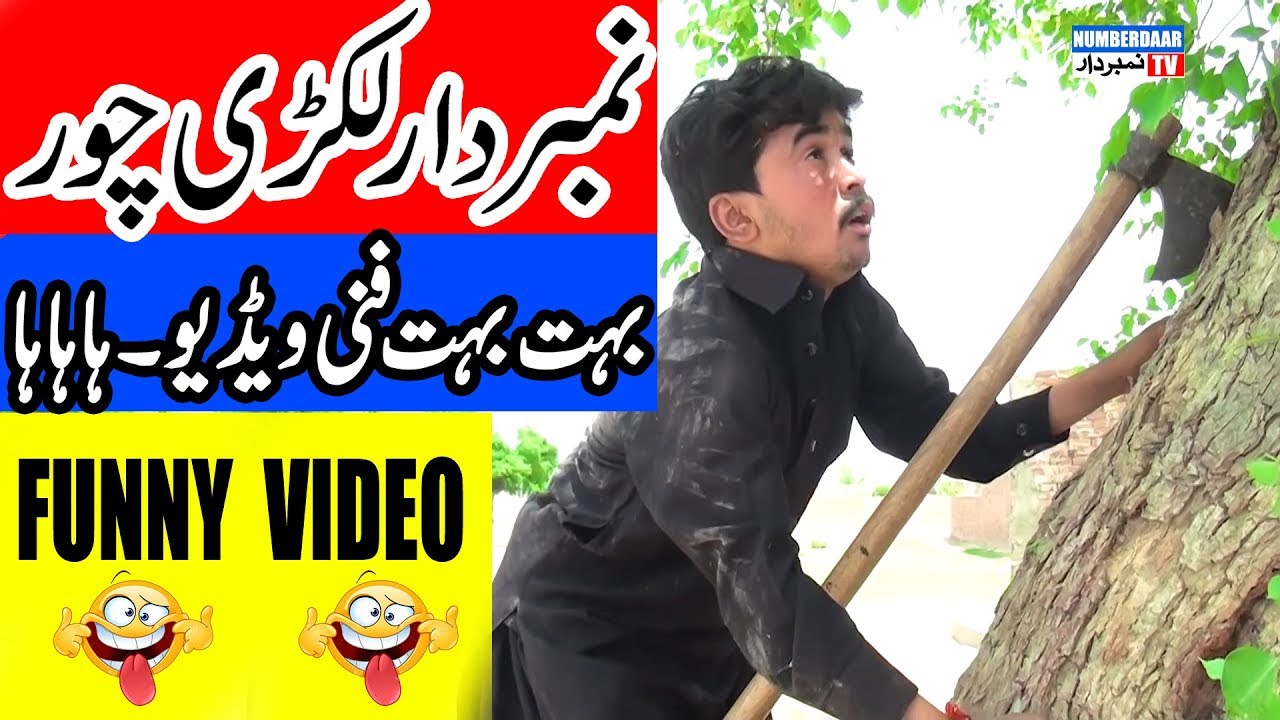 Numberdaar Lakri Chor Funny Video | نمبر دار لکڑی چور |  Numberdaar Tv