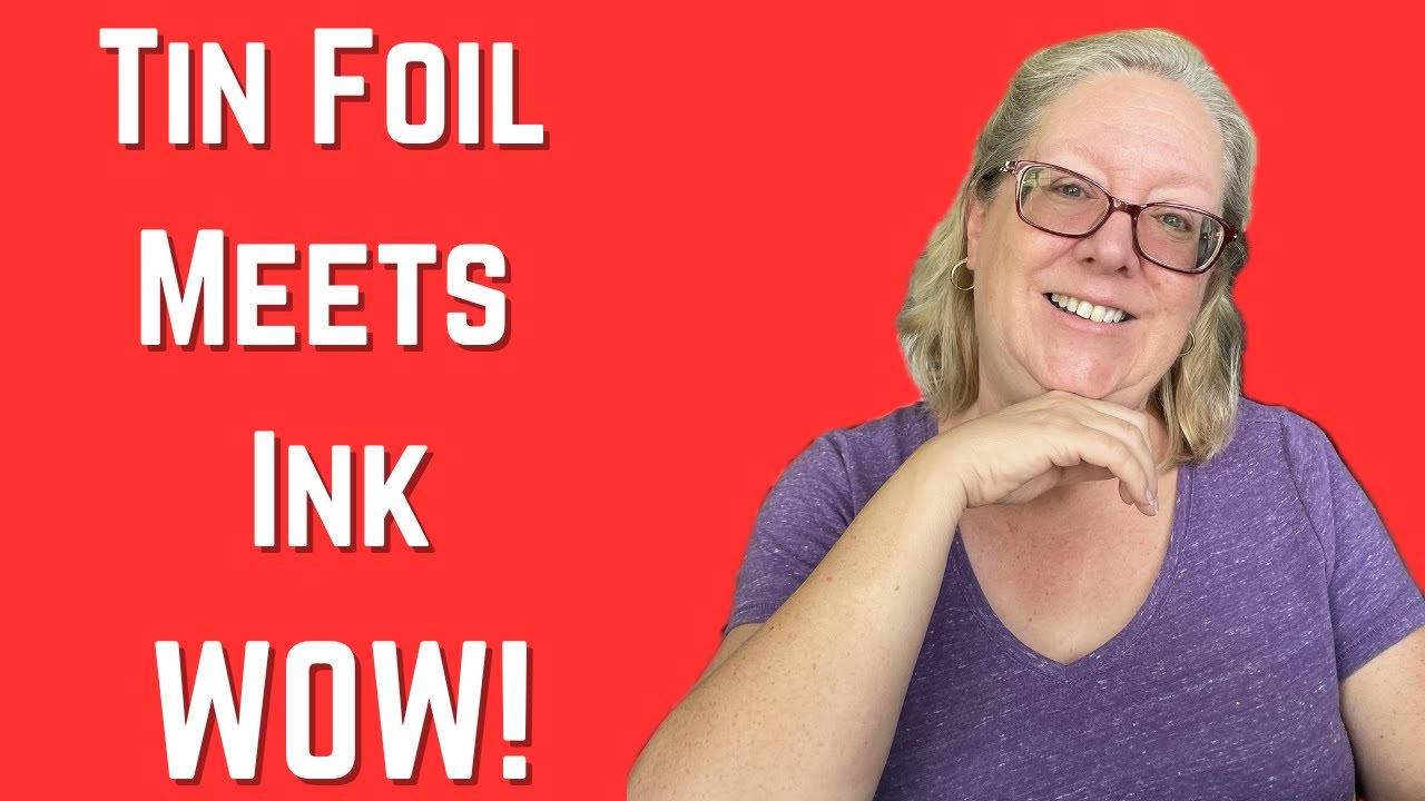 EASY Eye-Catching Foil Designs with Alcohol Inks!